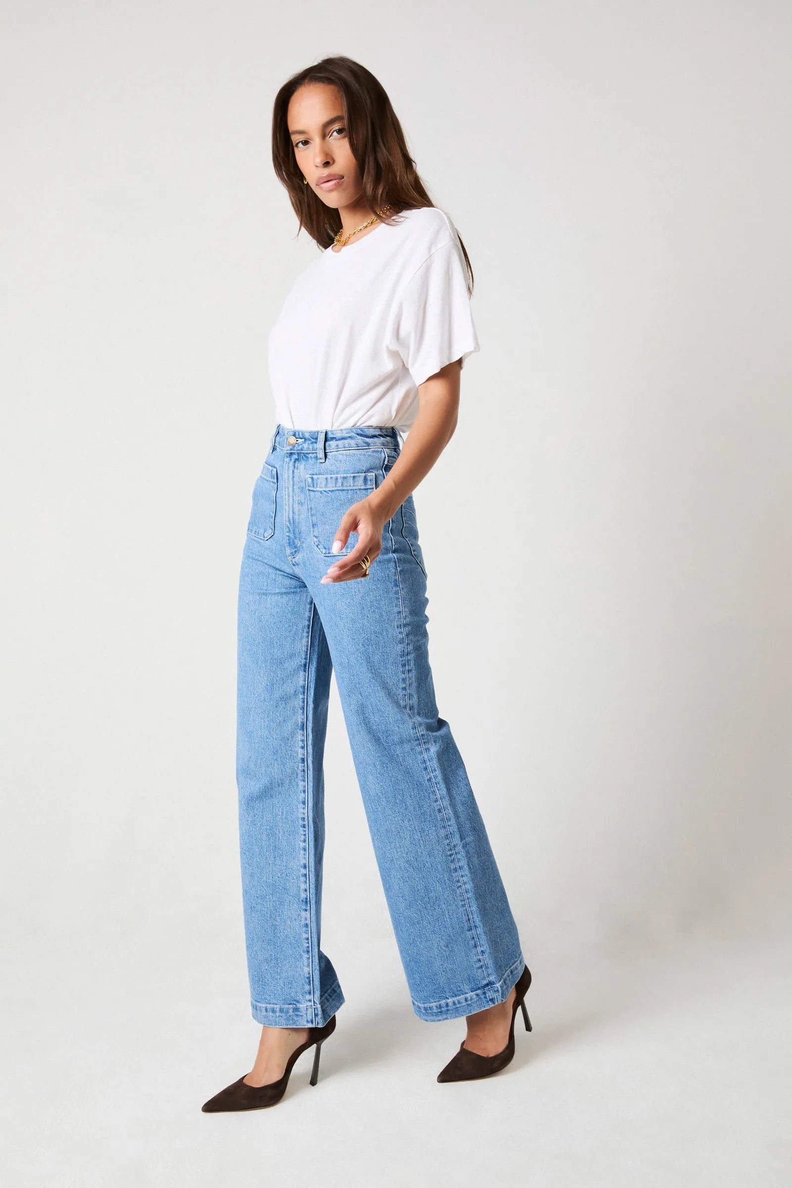 Sailor Long Jean - Lily Blue