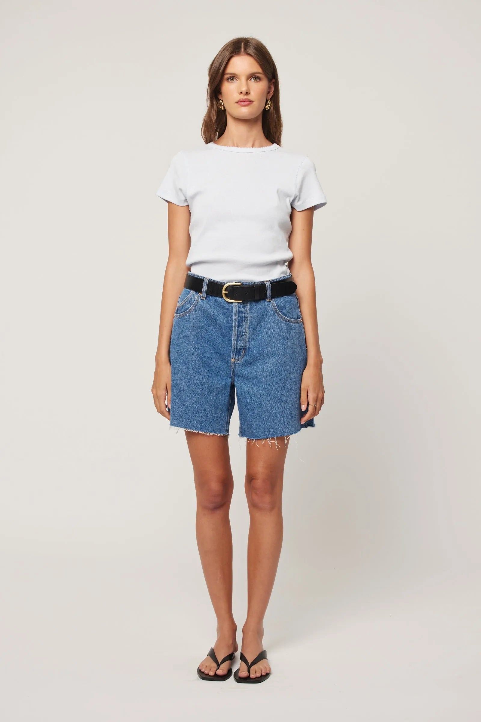 90s Relaxed Short - River Blue