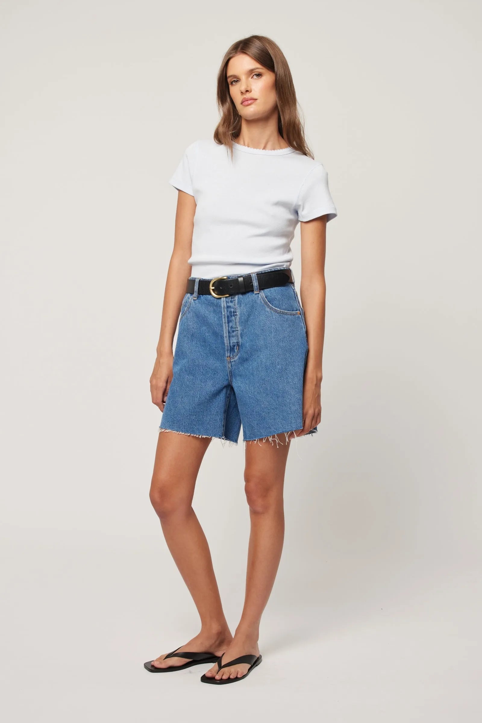 90s Relaxed Short - River Blue