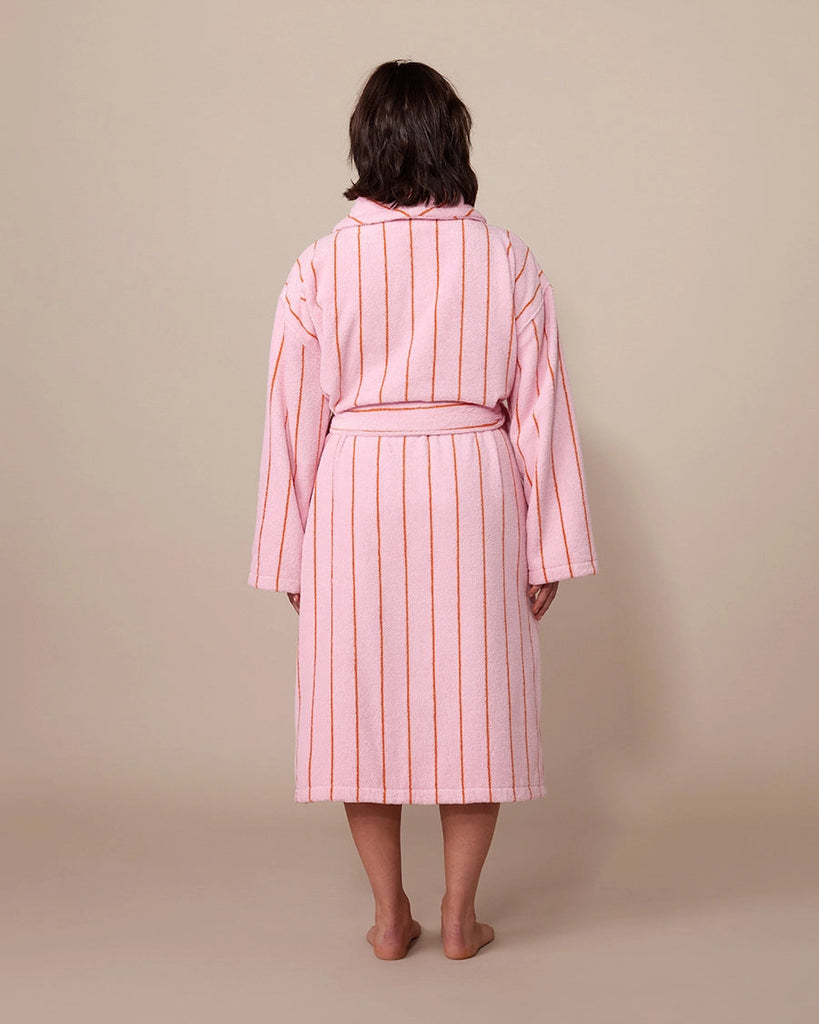 Robe - Fleur Pinstripe