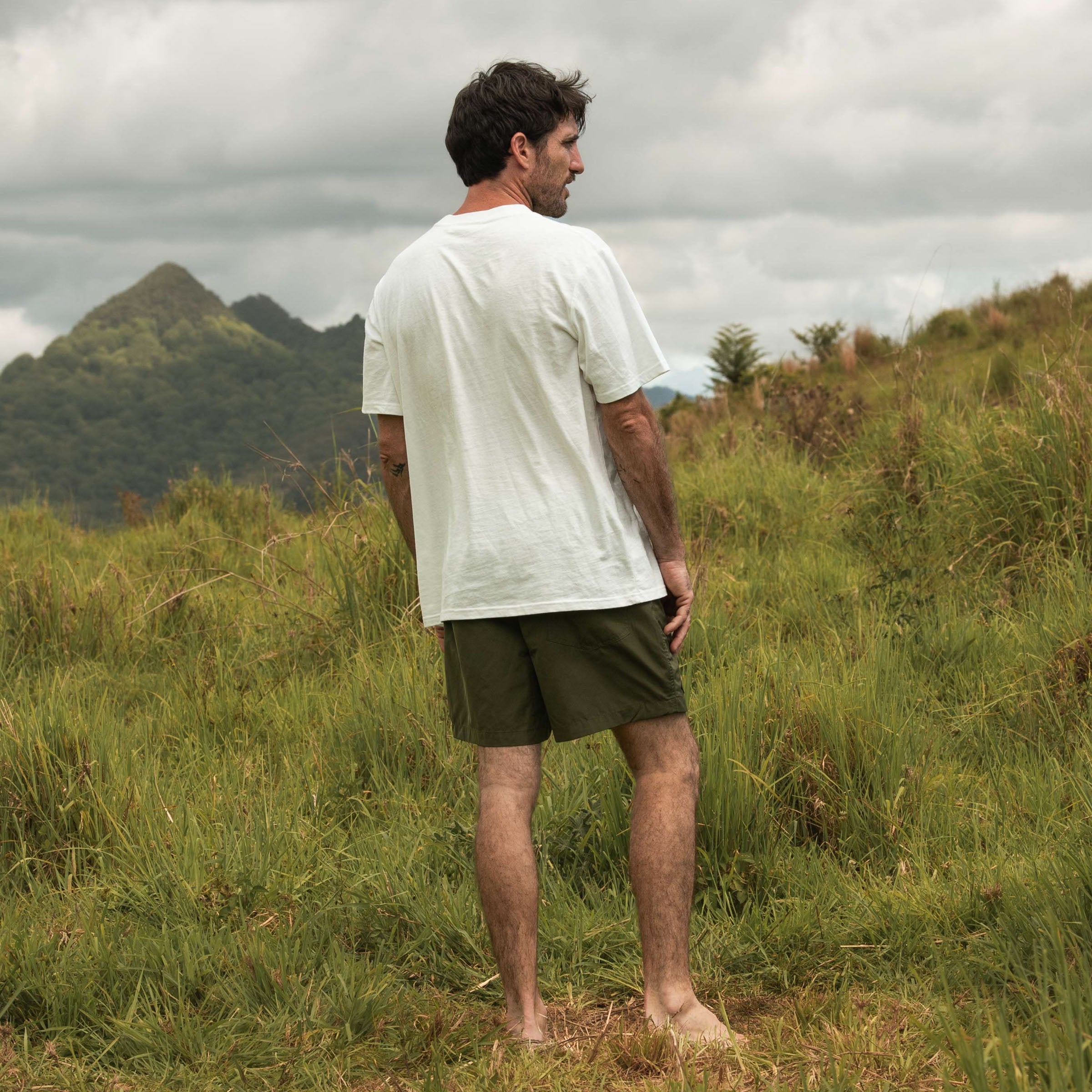 Double Layer Boardshort - Green