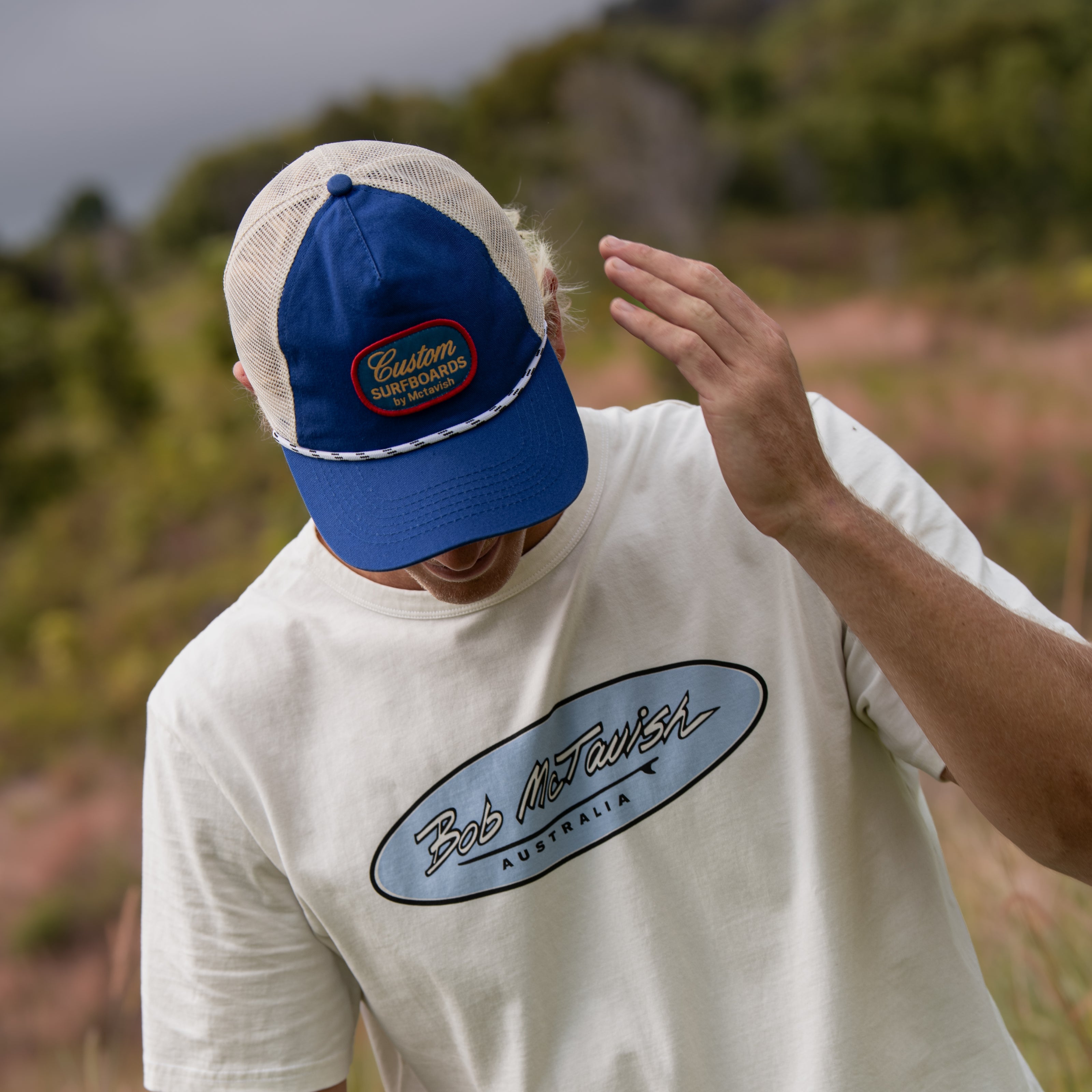 Custom Trucker Cap - Blue Multi