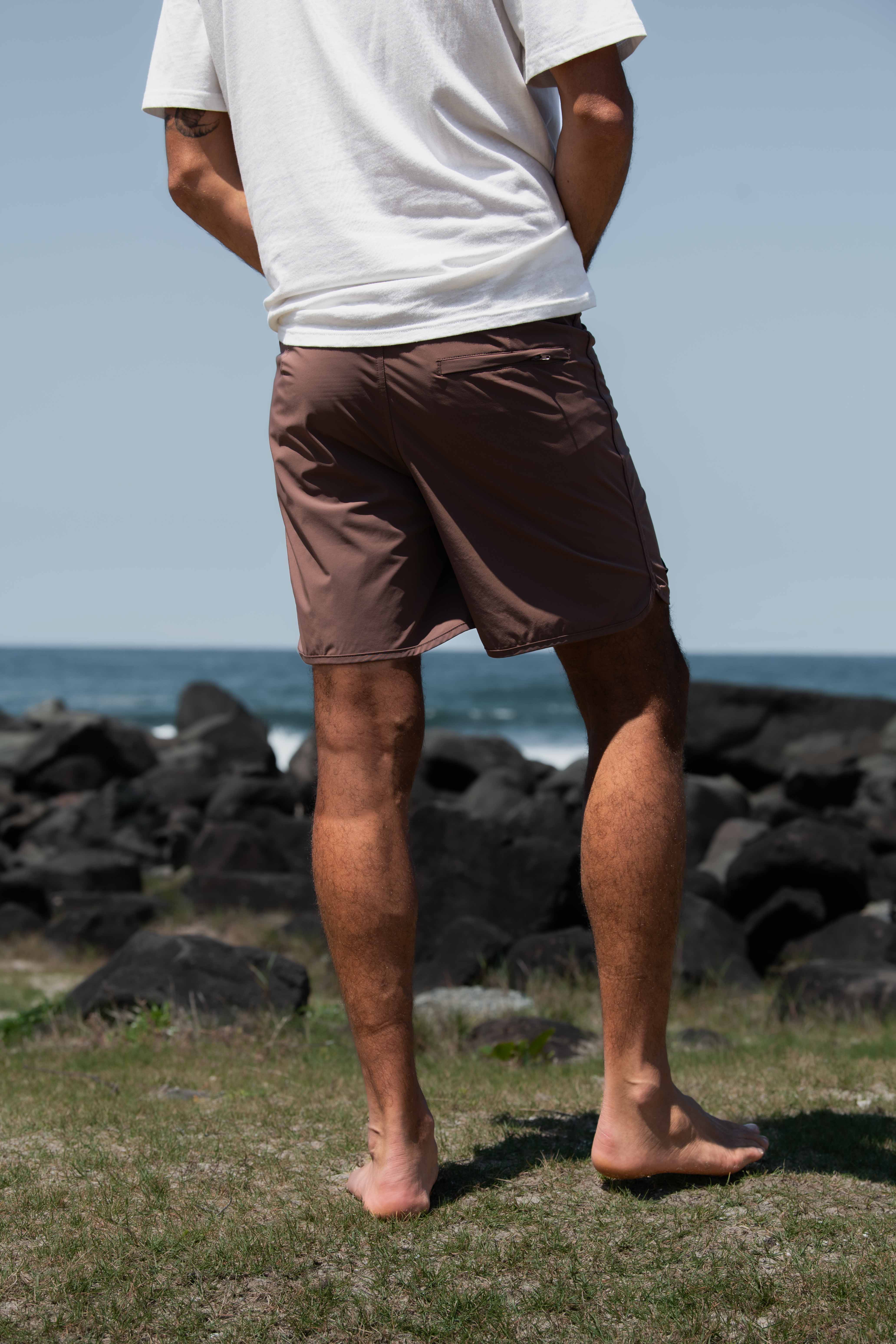 Stretch Boardshort - Brown