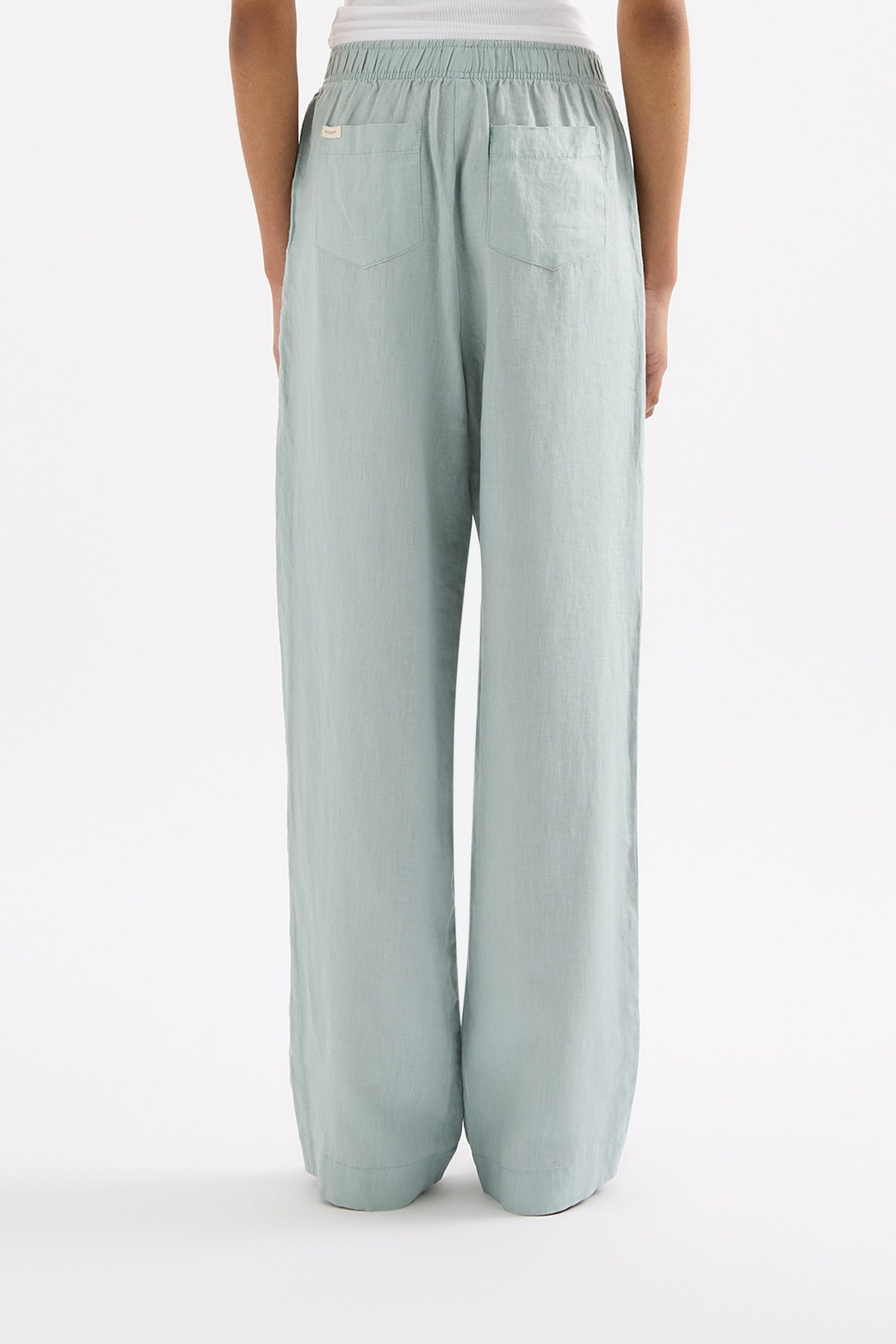 Lounge Linen Pant - Seafoam