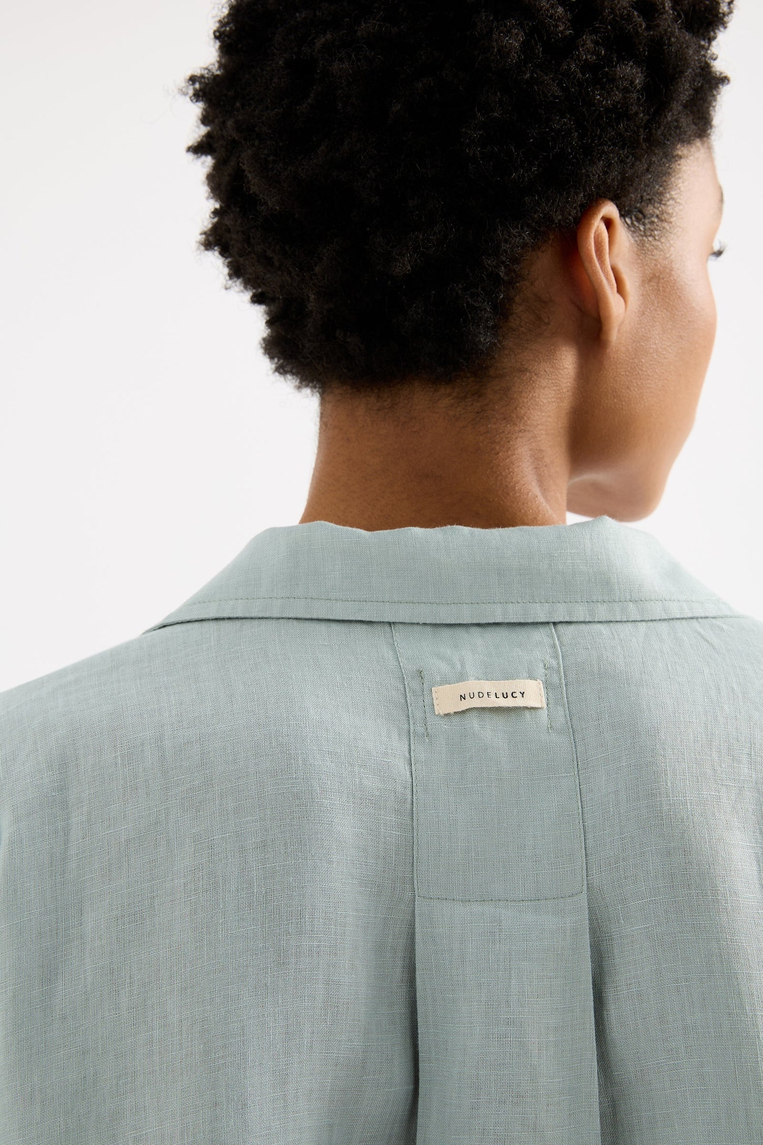 Lounge Linen Shirt - Seafoam