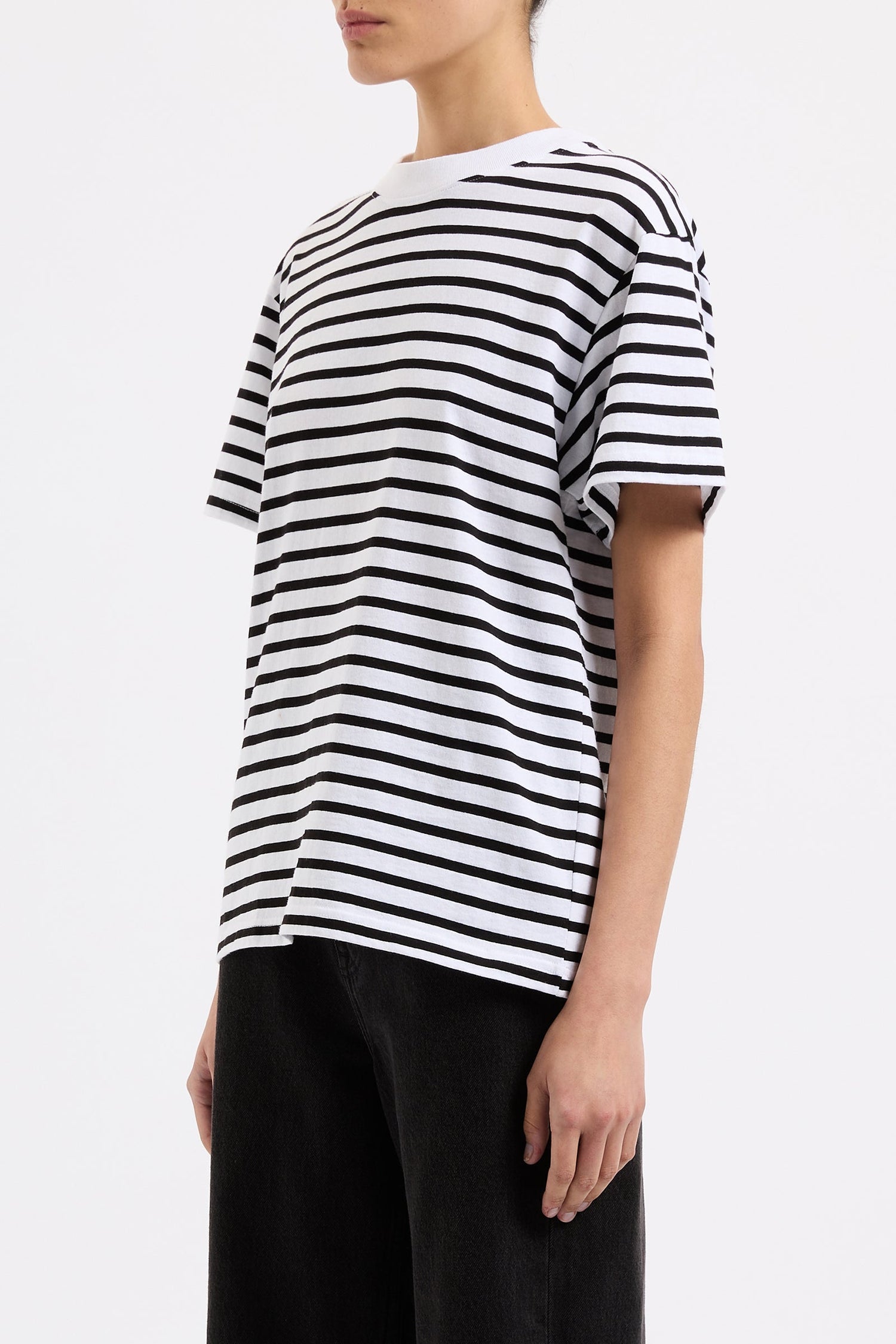 Organic Boyfriend Tee - Stripe