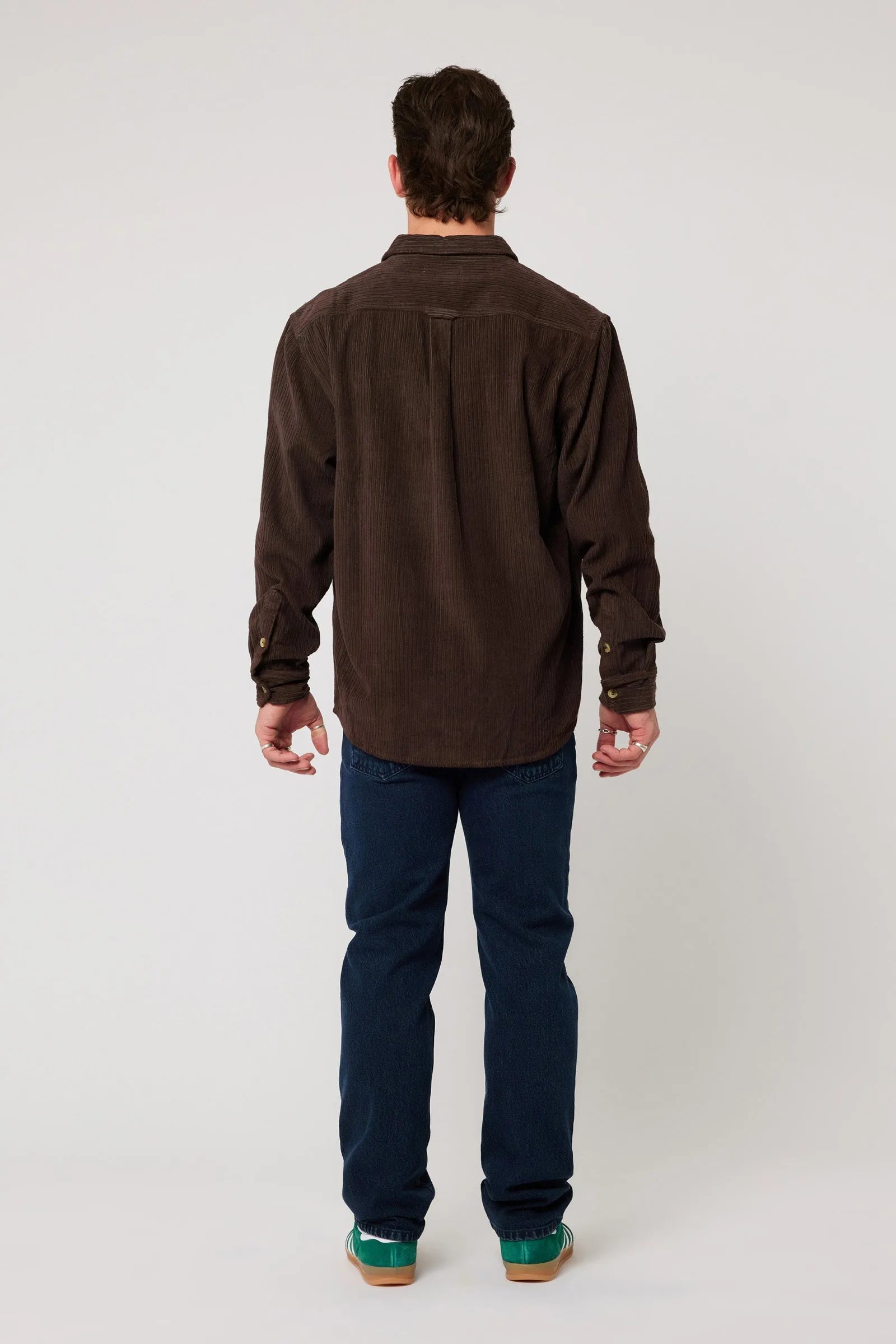 Trailer Chunky Cord Shirt - Brown