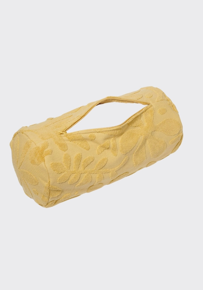 Inflatable Beach Pillow - Mango Bay Golden Mustard