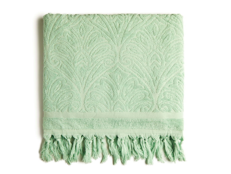 Cotton Terry Towel - Gossamer Green