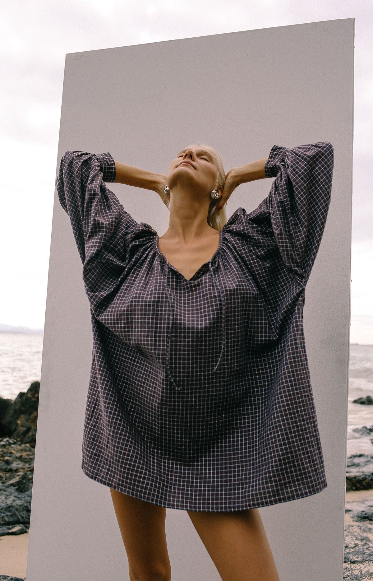 Cloudy Dress - Spring Check