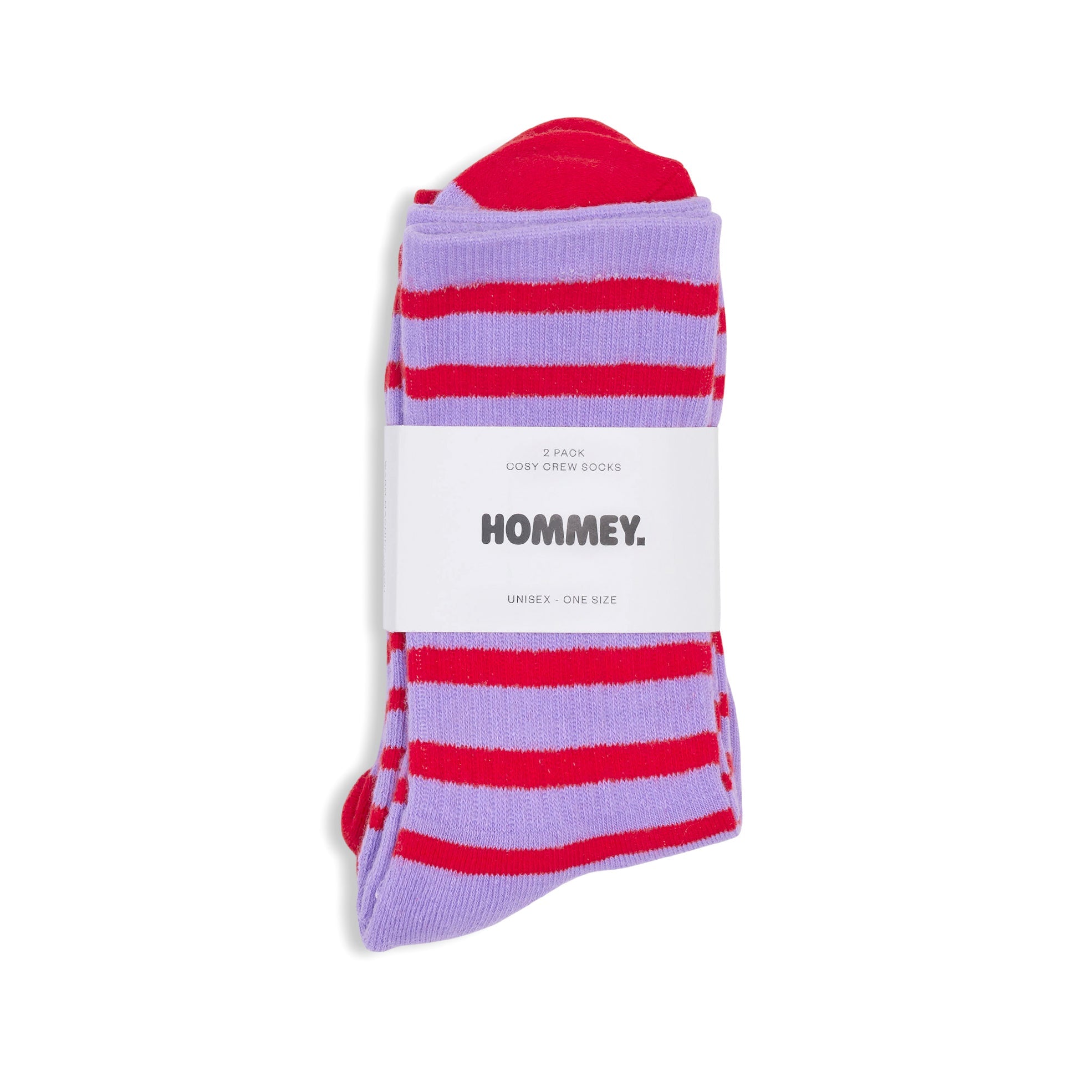 Socks 2 Pack - Grapefruit Stripes