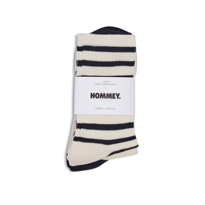 Socks 2 Pack - Vanilla Bean Stripes