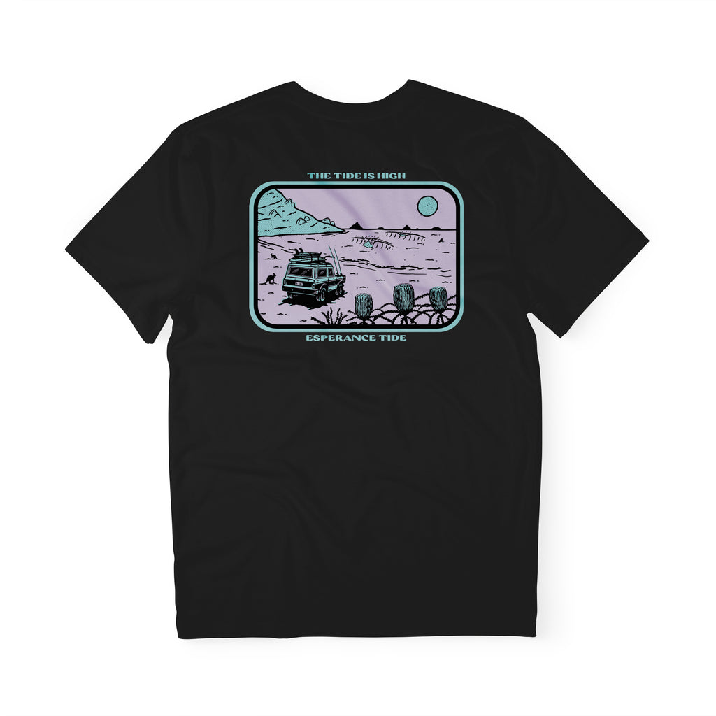 The Tide Is High Tee - Black