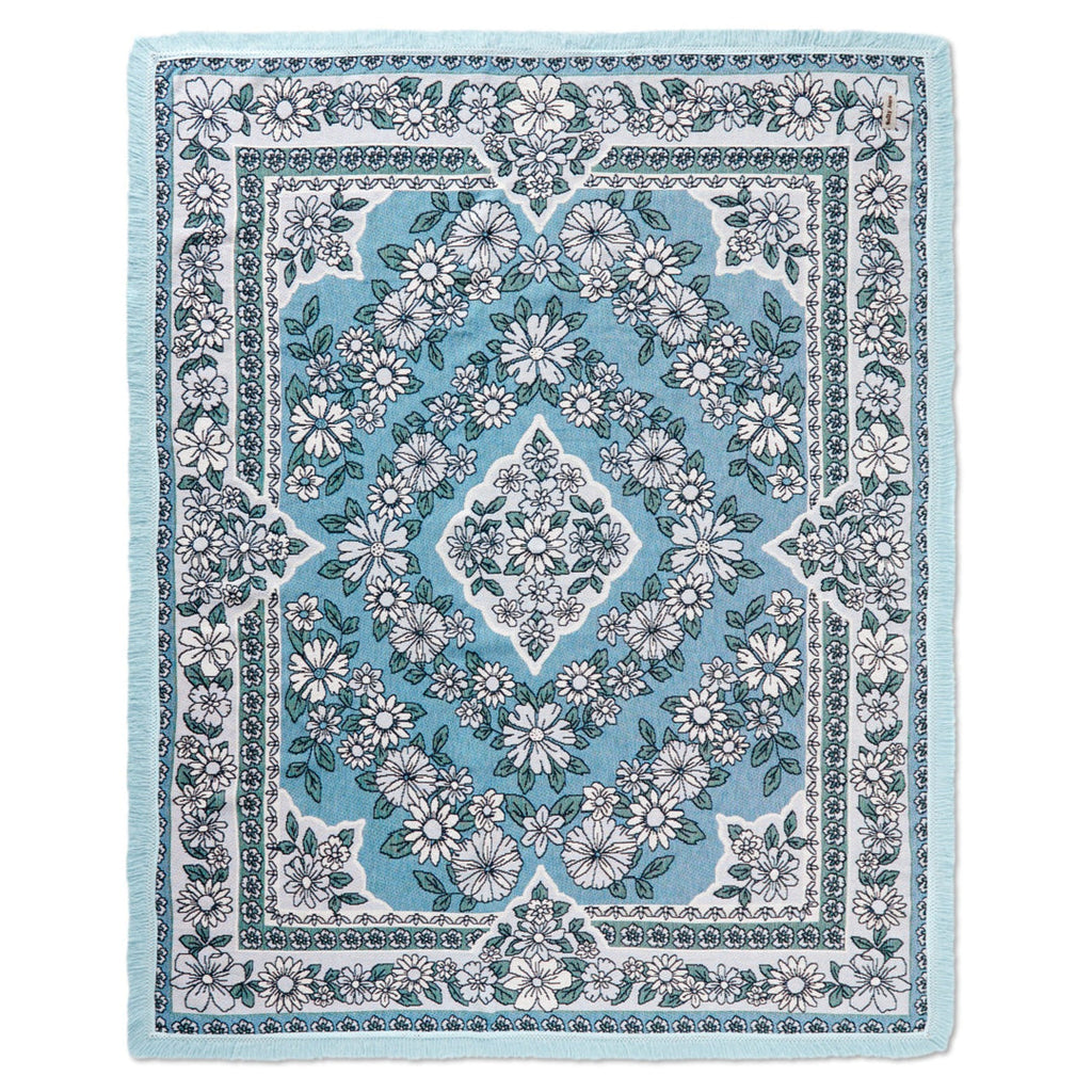 The Daisy Blue Travel Rug