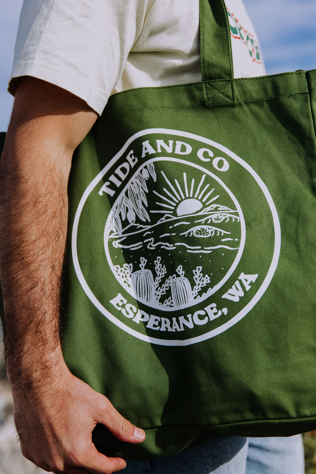 Tide & Co Goods Tote - Kale