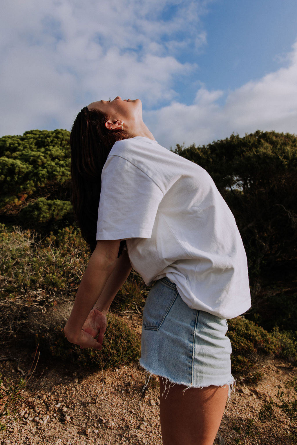 Native Hibiscus Unisex Tee - White