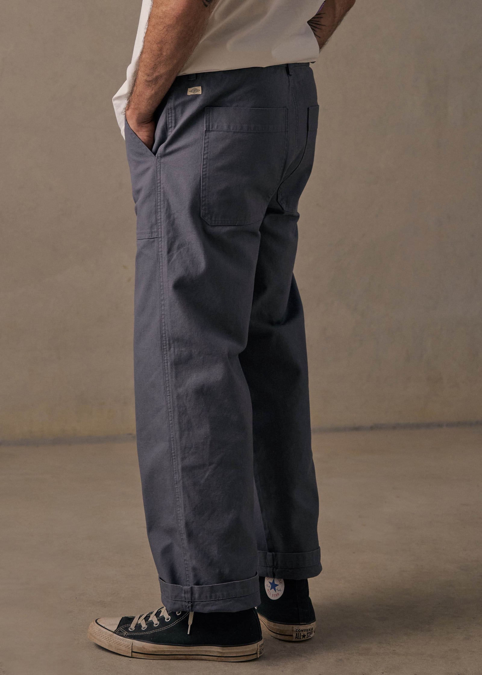 Canvas Pants - Washed Flint