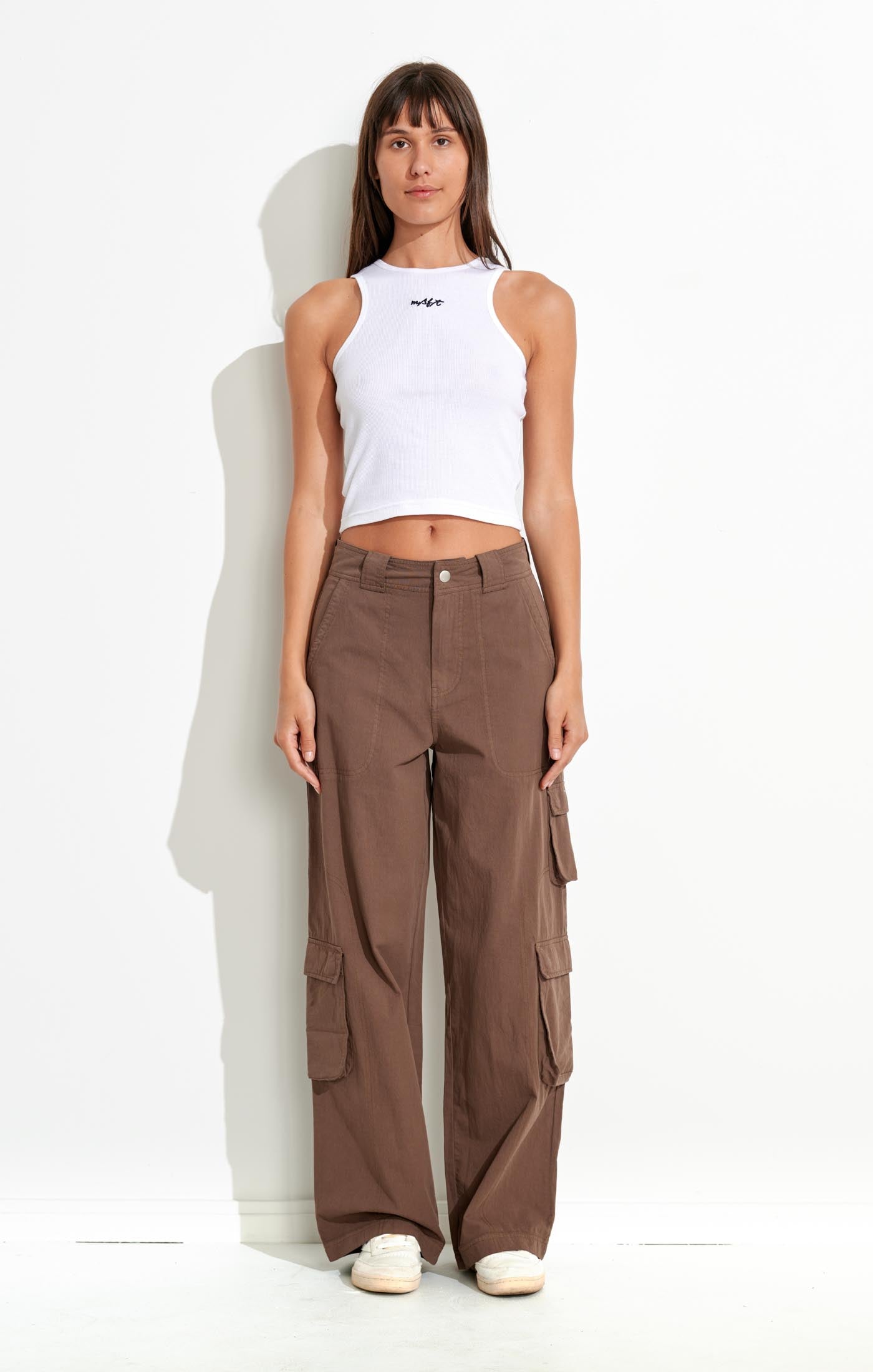 Water Pipe Cargo Pant - Chocolate