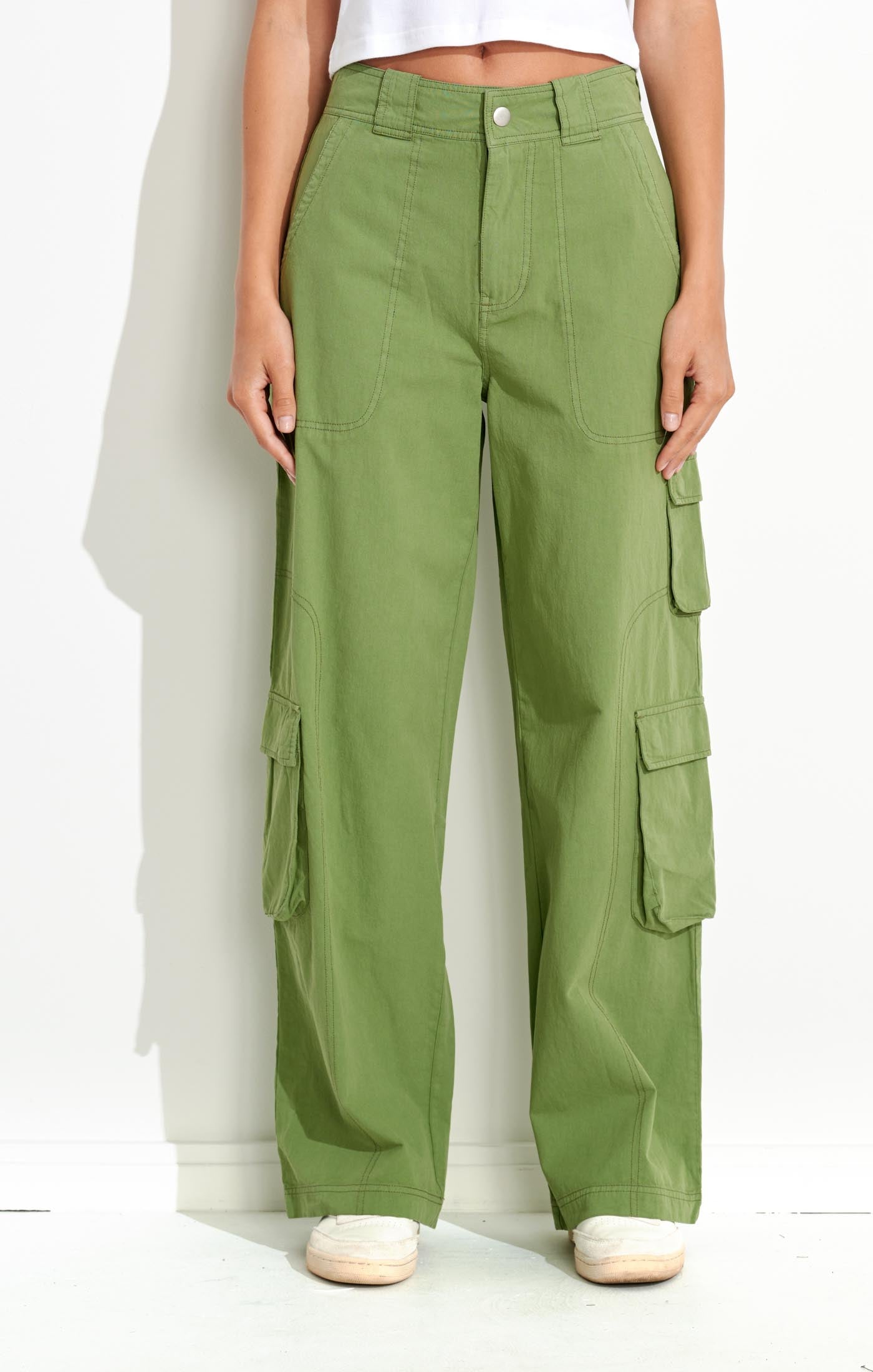 Water Pipe Cargo Pant - Khaki