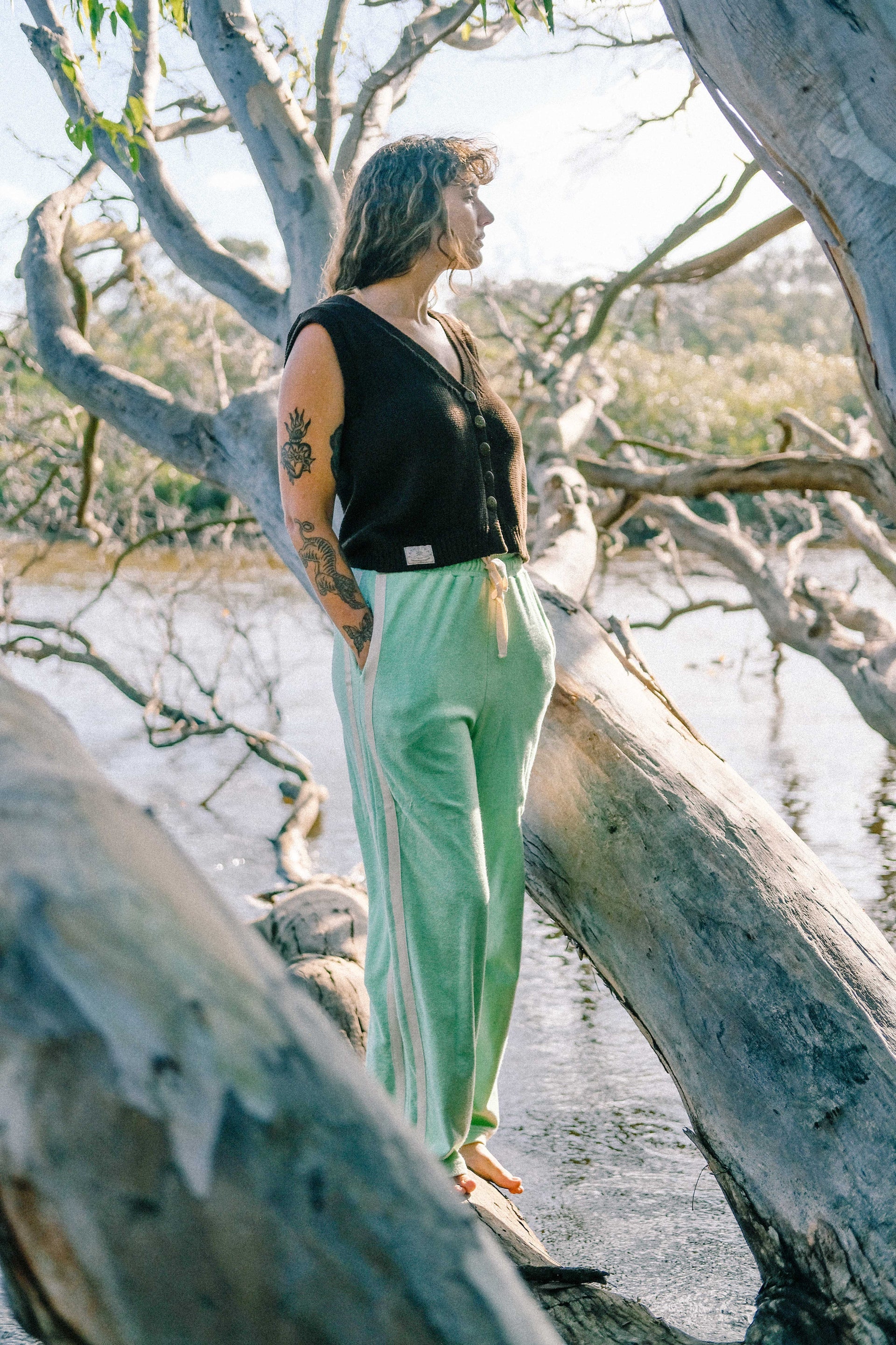 Apres Surf Pant - Mint