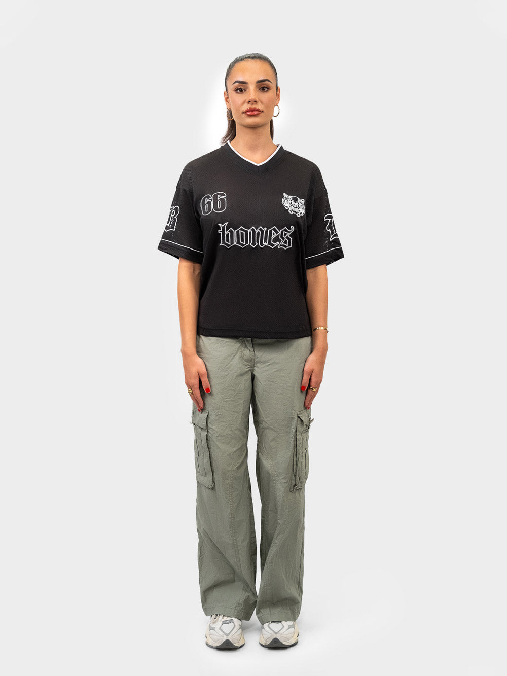 FC Bones Jersey - Mesh Black