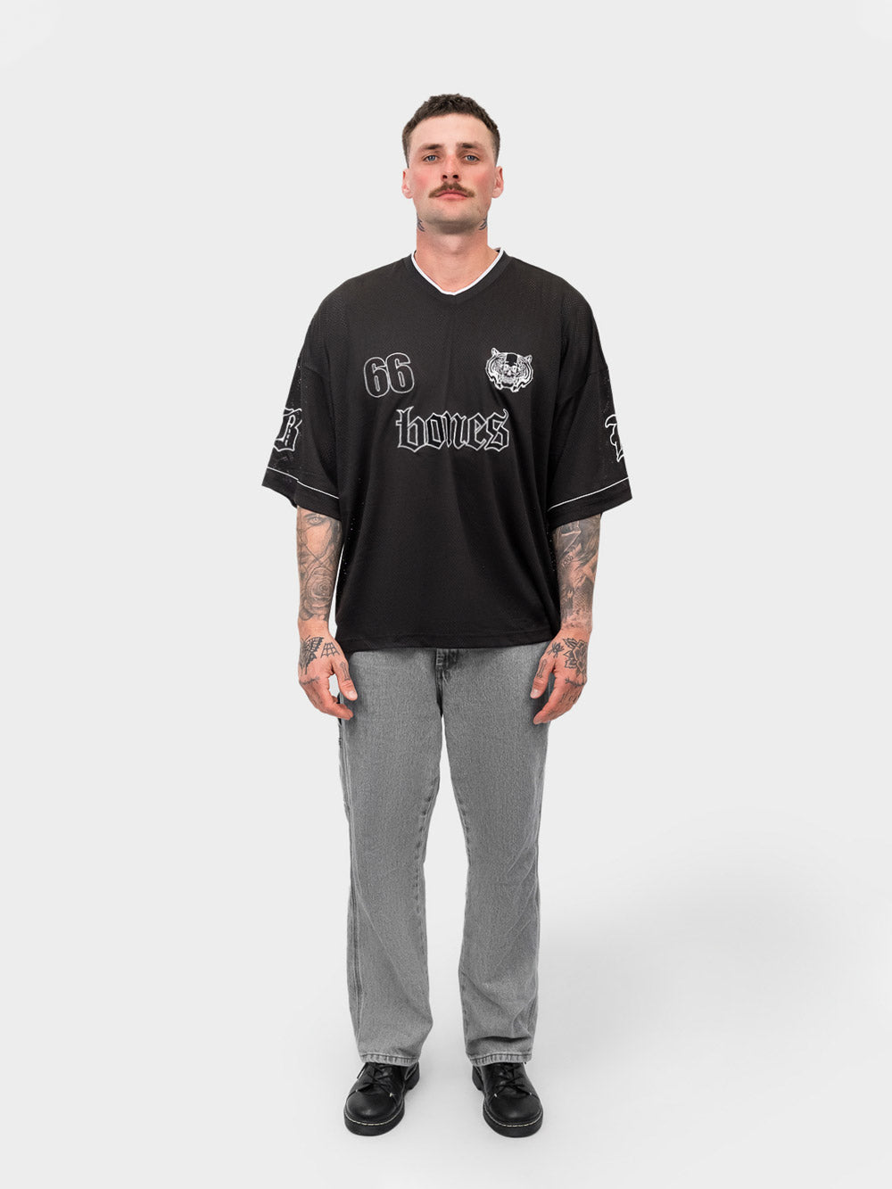 FC Bones Jersey - Mesh Black