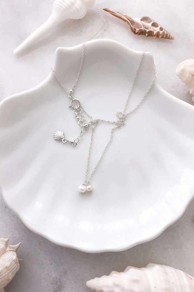 Two Pearl Necklace - Sterling Silver