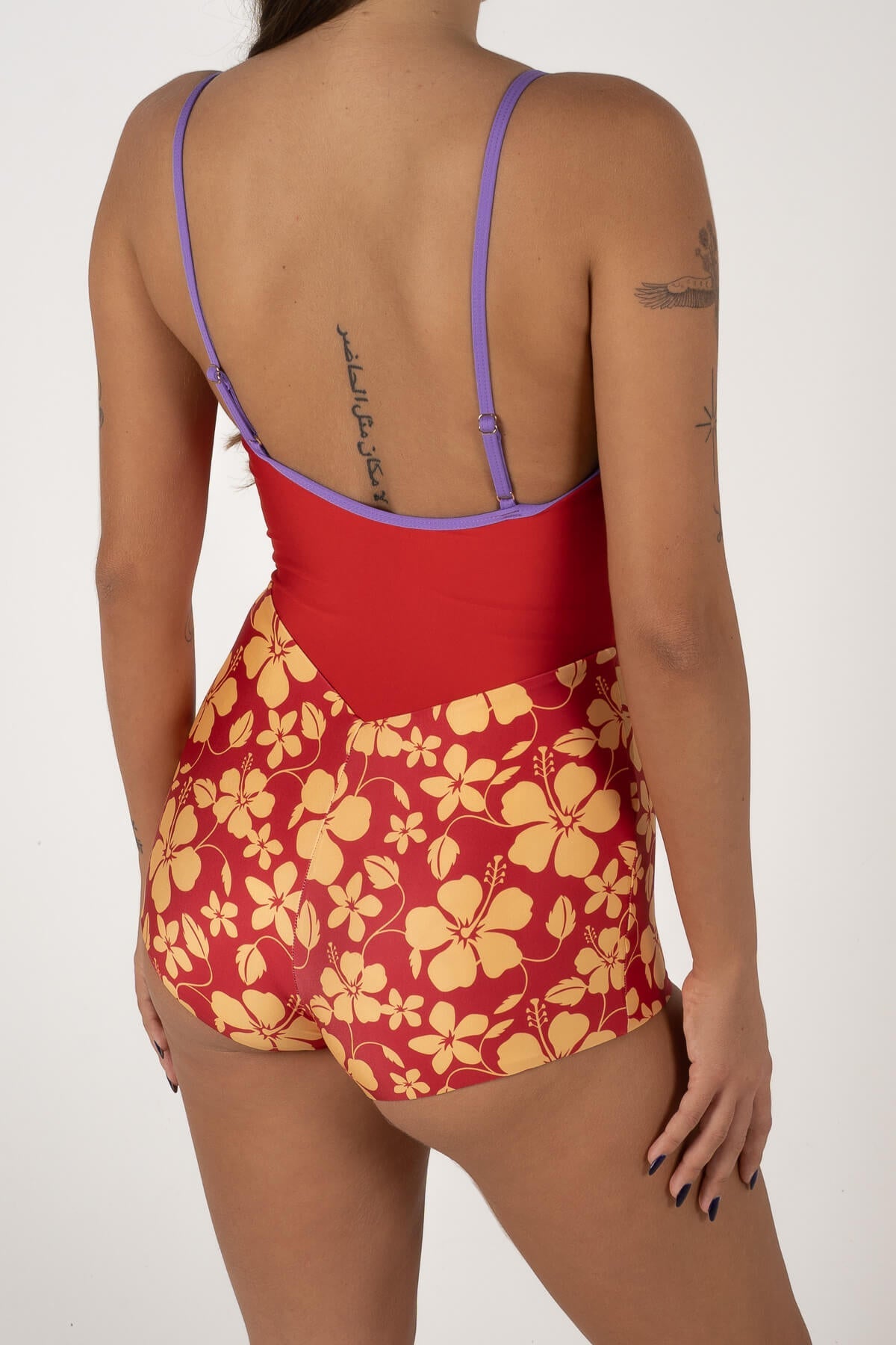 Holiday Surf Suit - Aloha Red