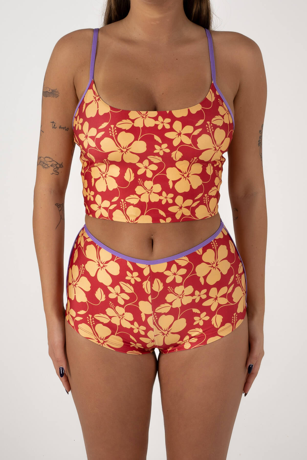 Ninety Nine Shorts - Aloha Red