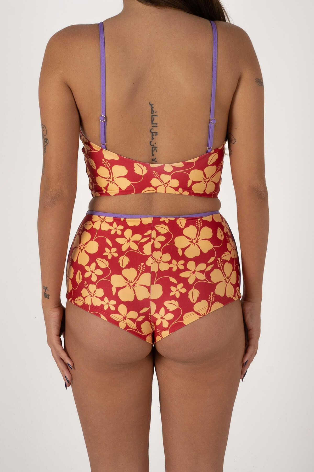 Ninety Nine Shorts - Aloha Red