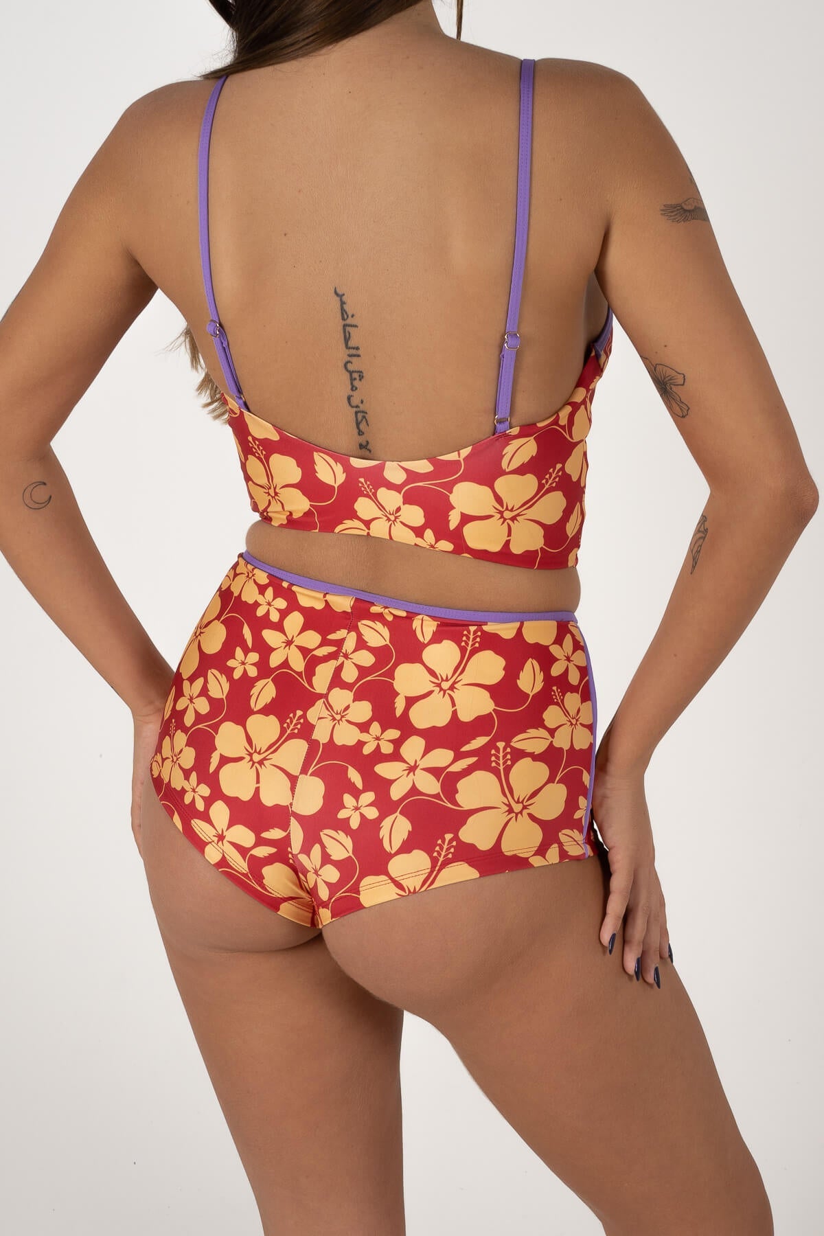 Ninety Nine Shorts - Aloha Red