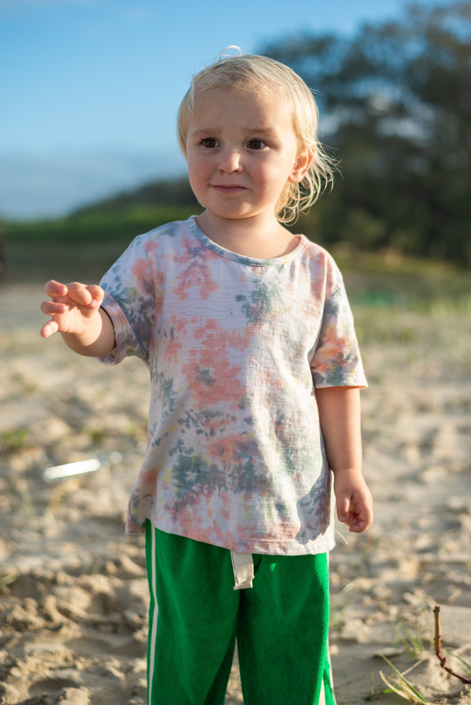 Kids Tie Dye Tee - Multi