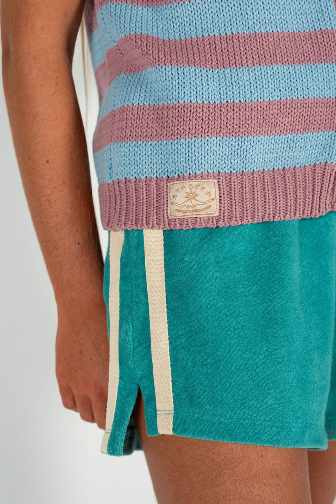 Knit Vest - Candy Stripe