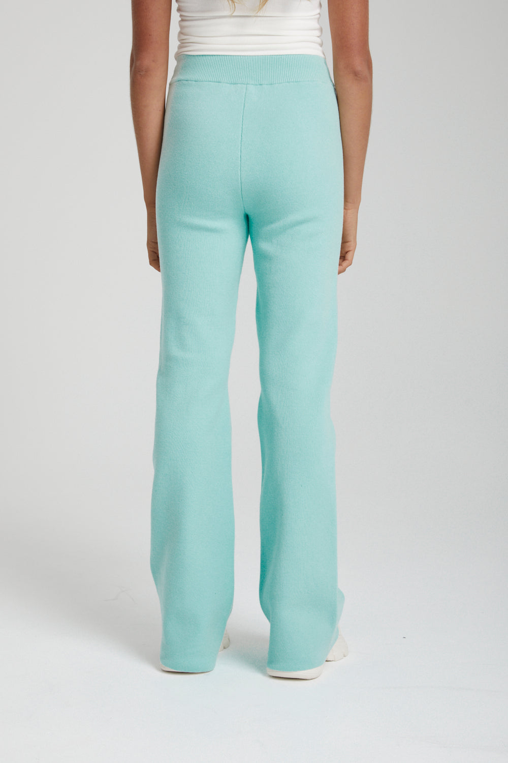 Knit Flares - Aqua