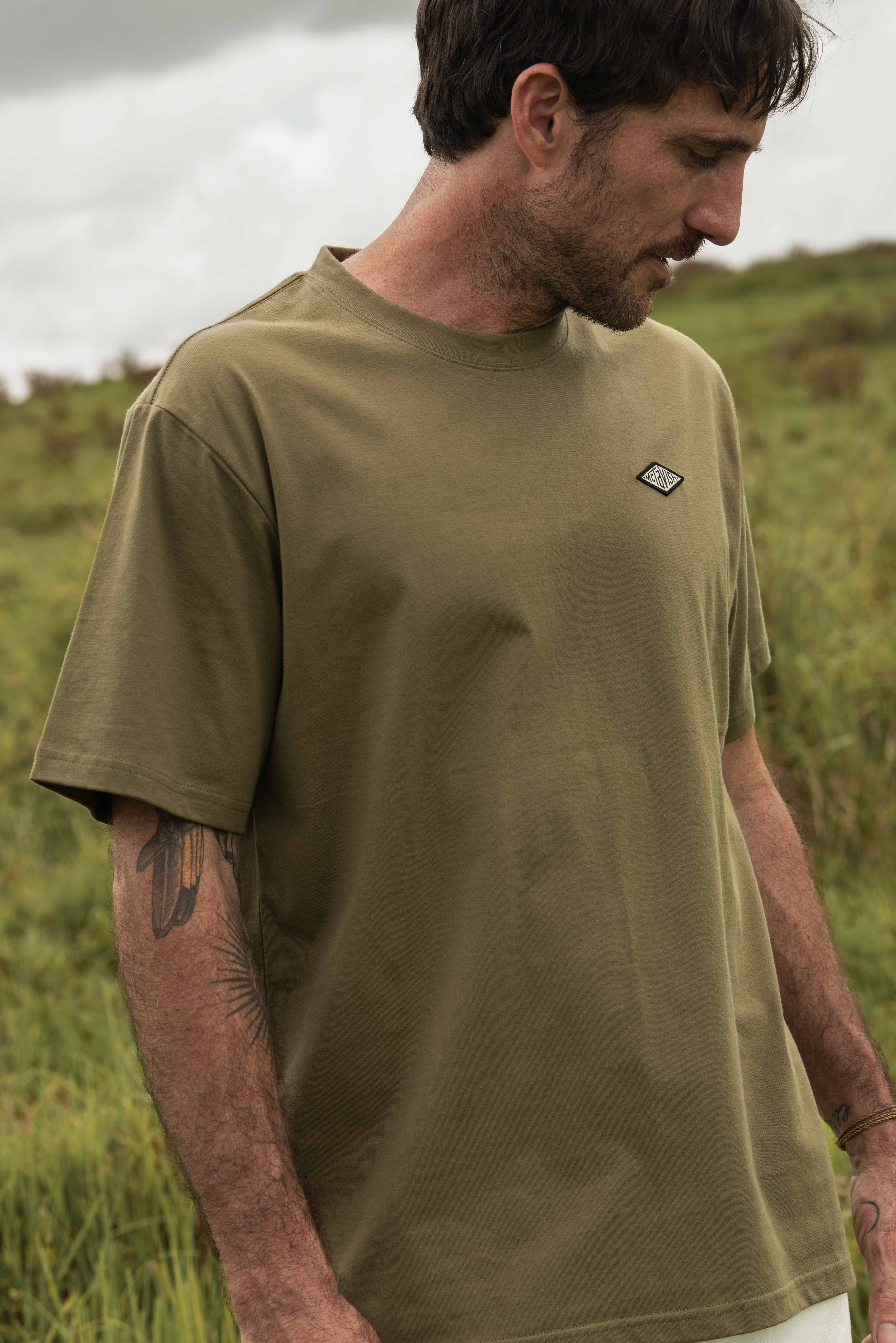 Diamond Patch Tee - Green