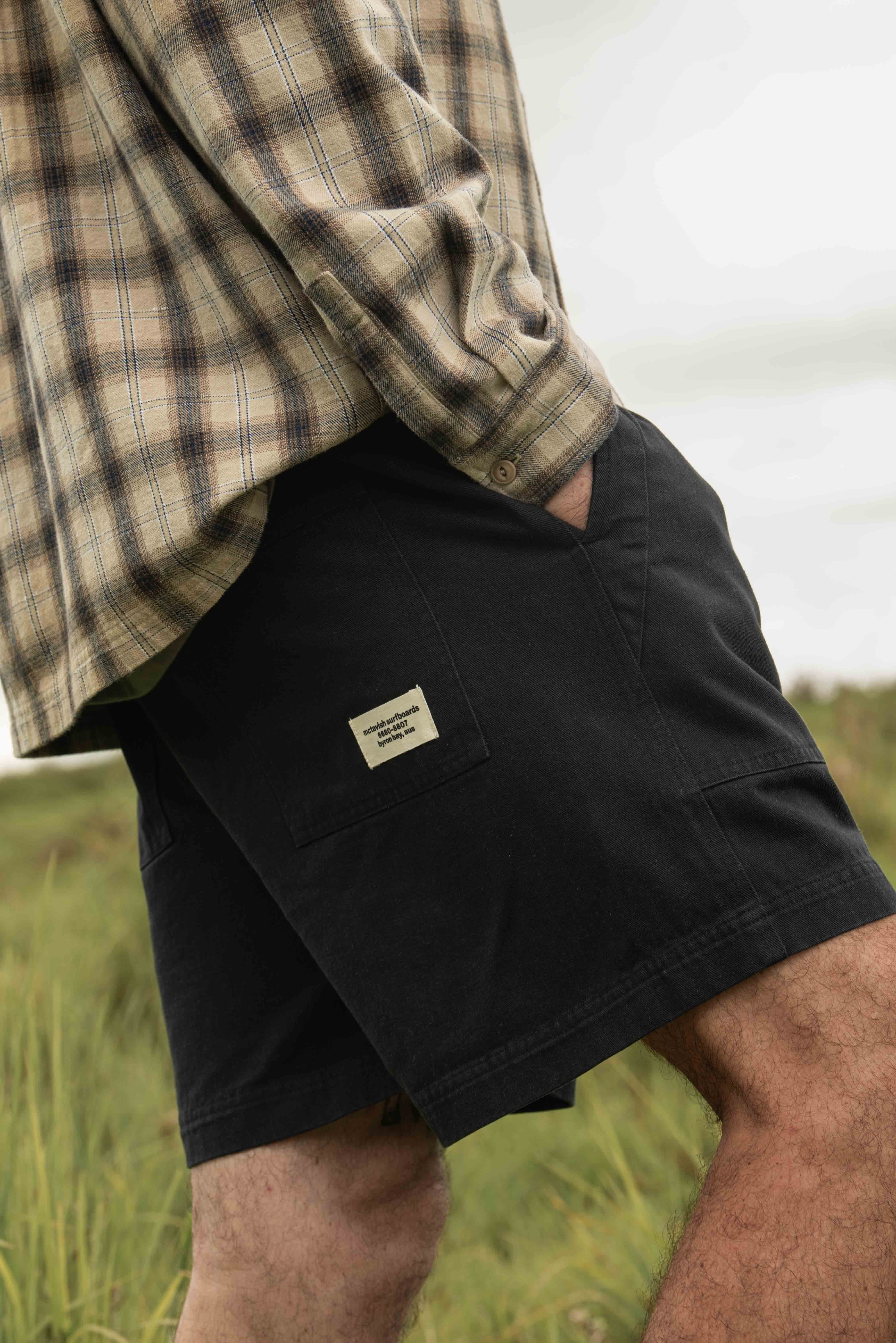 Twill Shorts - Black