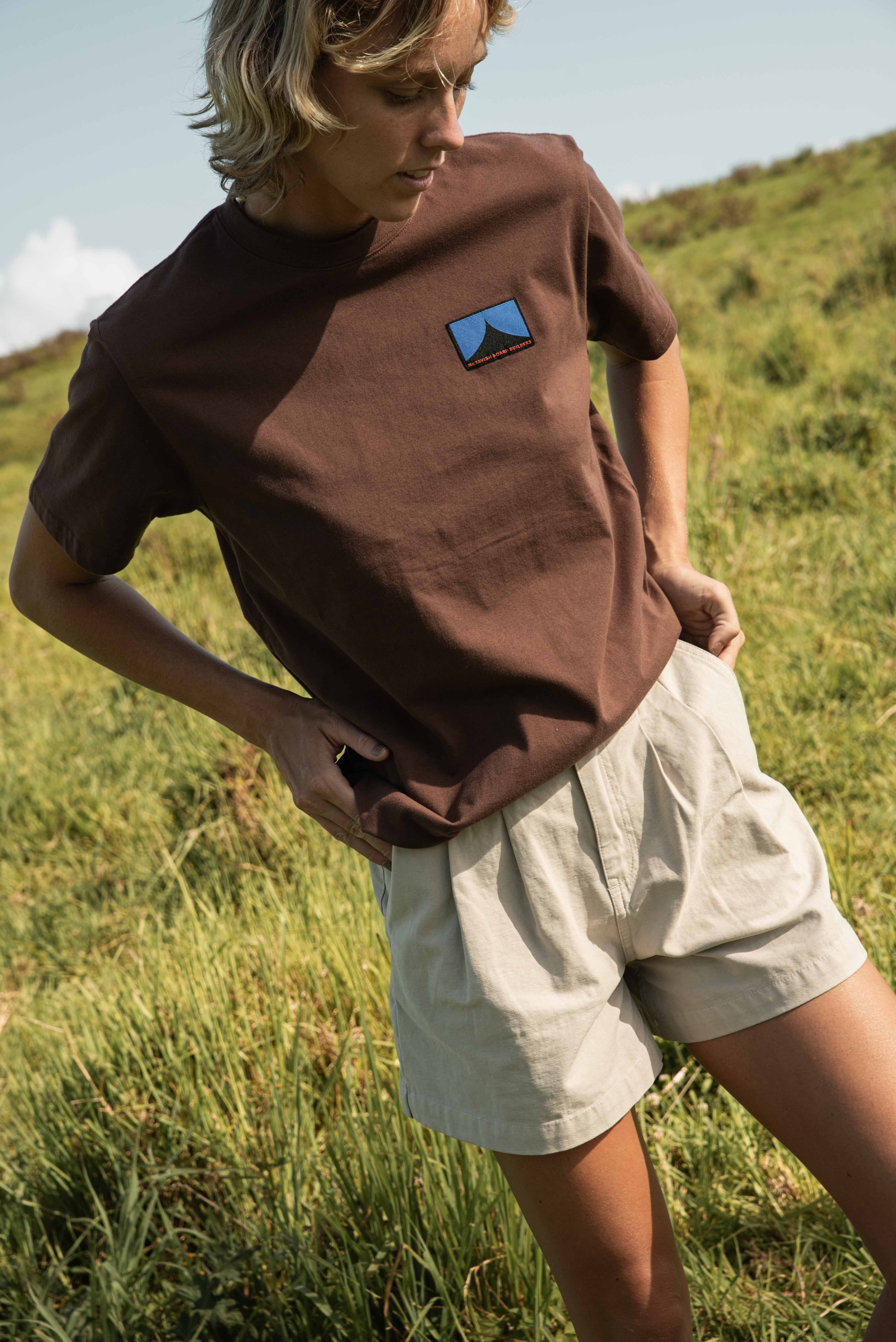 Board Builders Tee - Brown