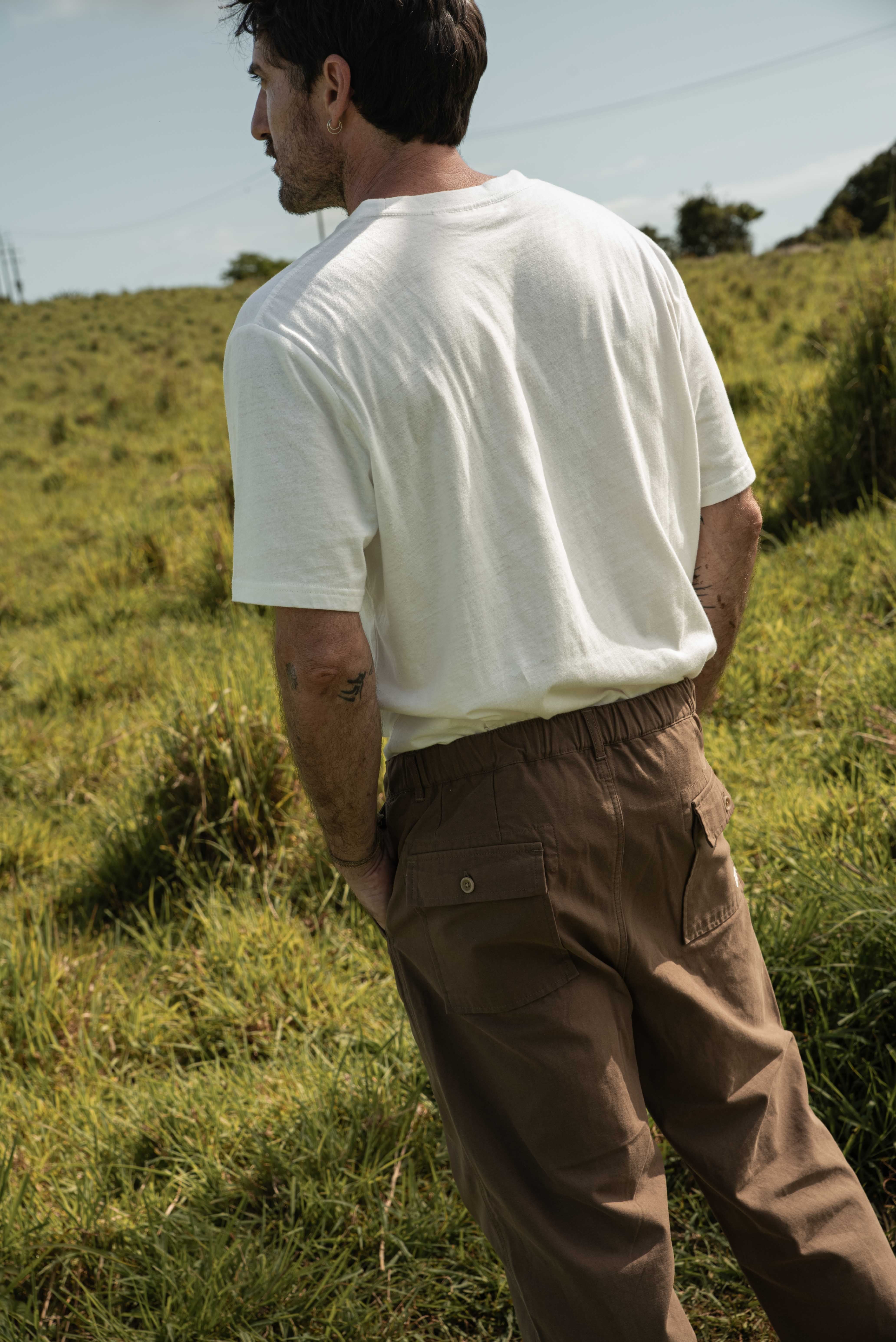 Hemp Tee - Chalk