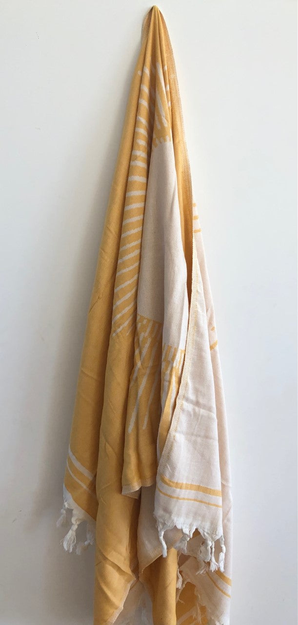 Sun Turkish Towel - Bright Yellow