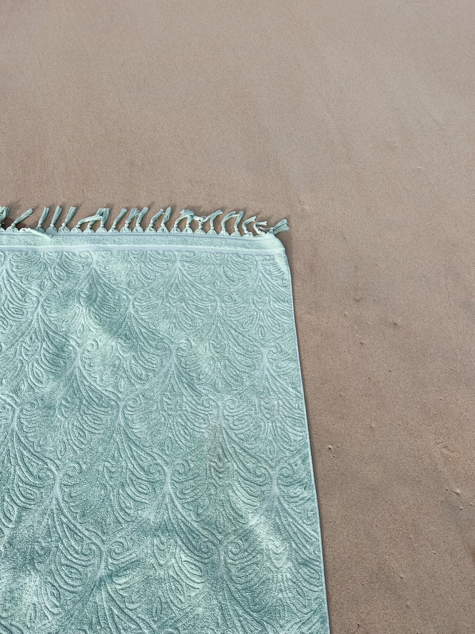 Cotton Terry Towel - Gossamer Green