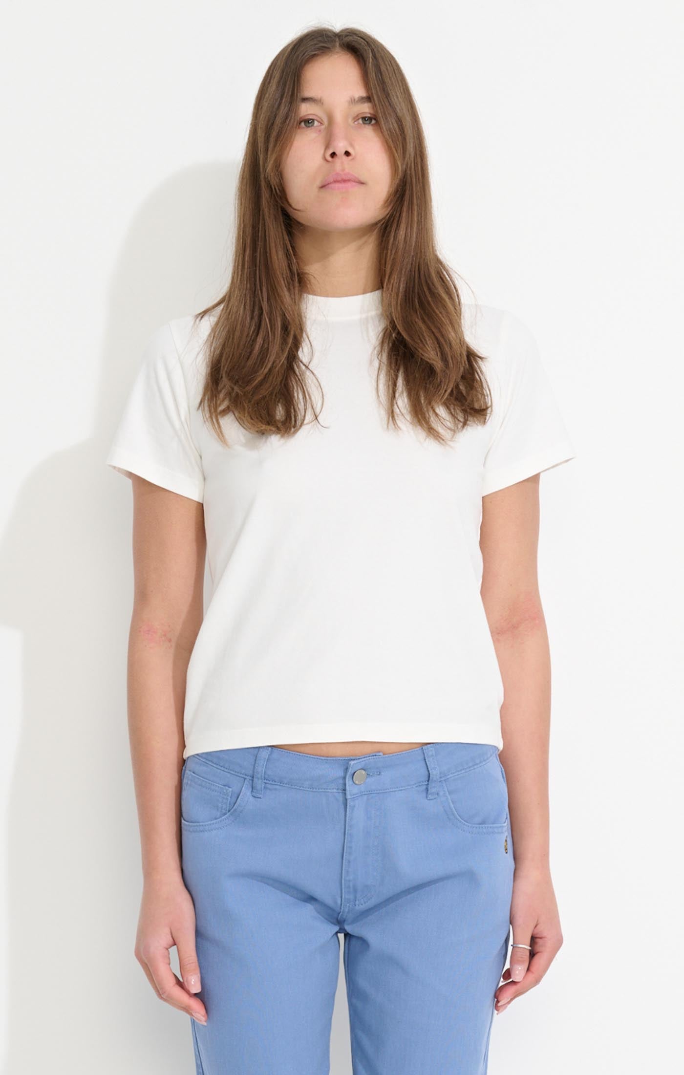 Misfit Organics Baby Tee - Thrift White