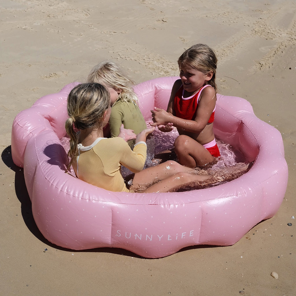Inflatable Backyard Pool - Ocean Treasure Rose