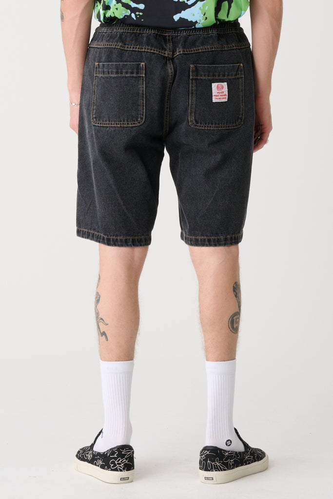 Mortycrawl Short - Washed Black