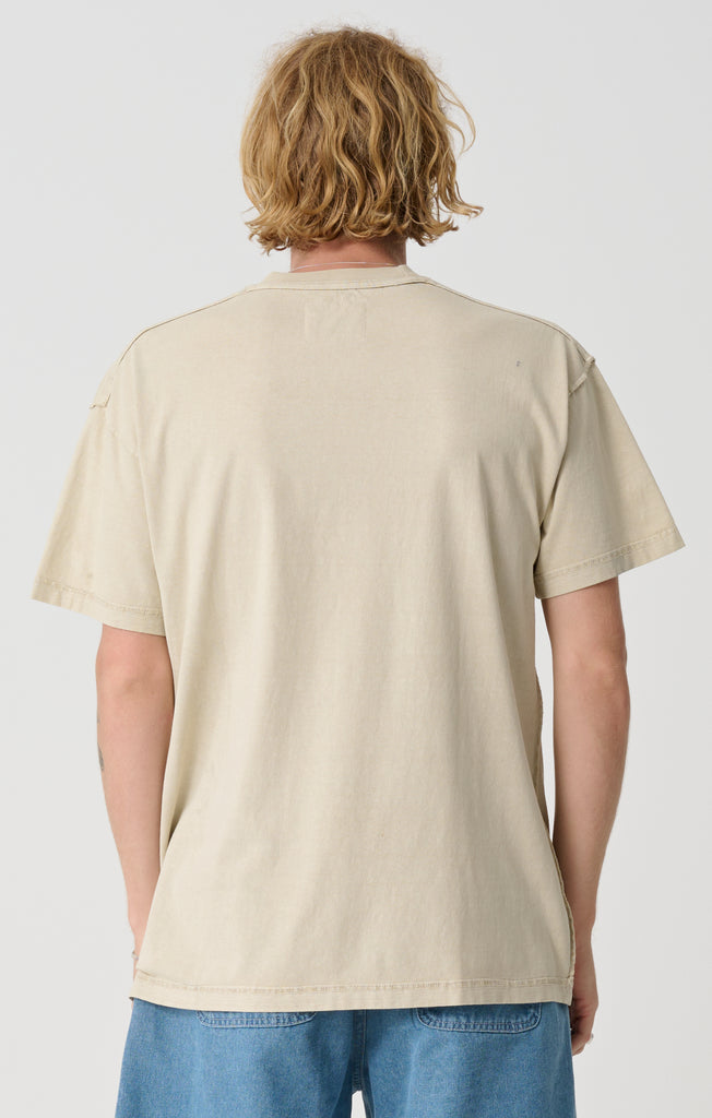 Reverse Short Sleeve Tee - Thrift White