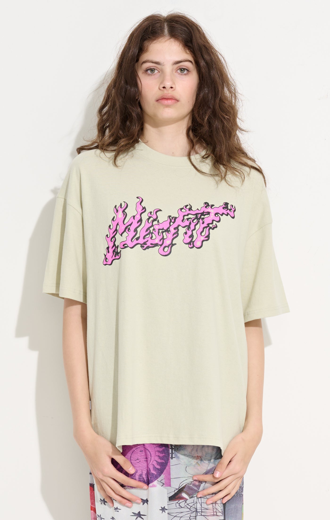 Sleeping Cells Oversized Tee - Thrift White