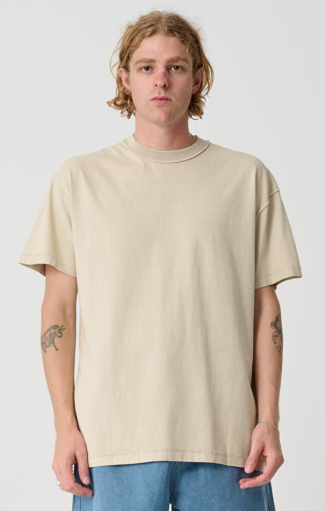 Reverse Short Sleeve Tee - Thrift White