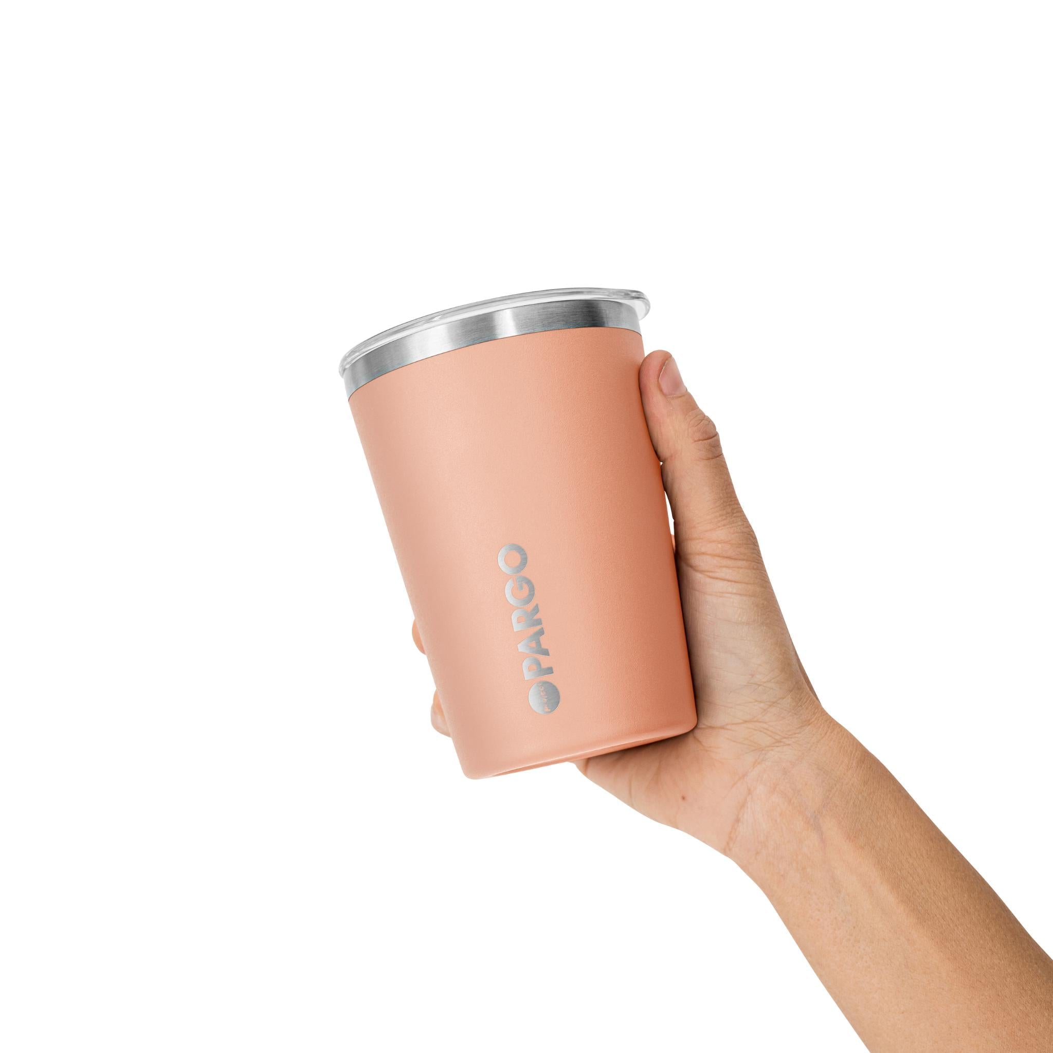 Tide & Co X Project Pargo Insulated Coffee Cup 12oz - Coral Pink