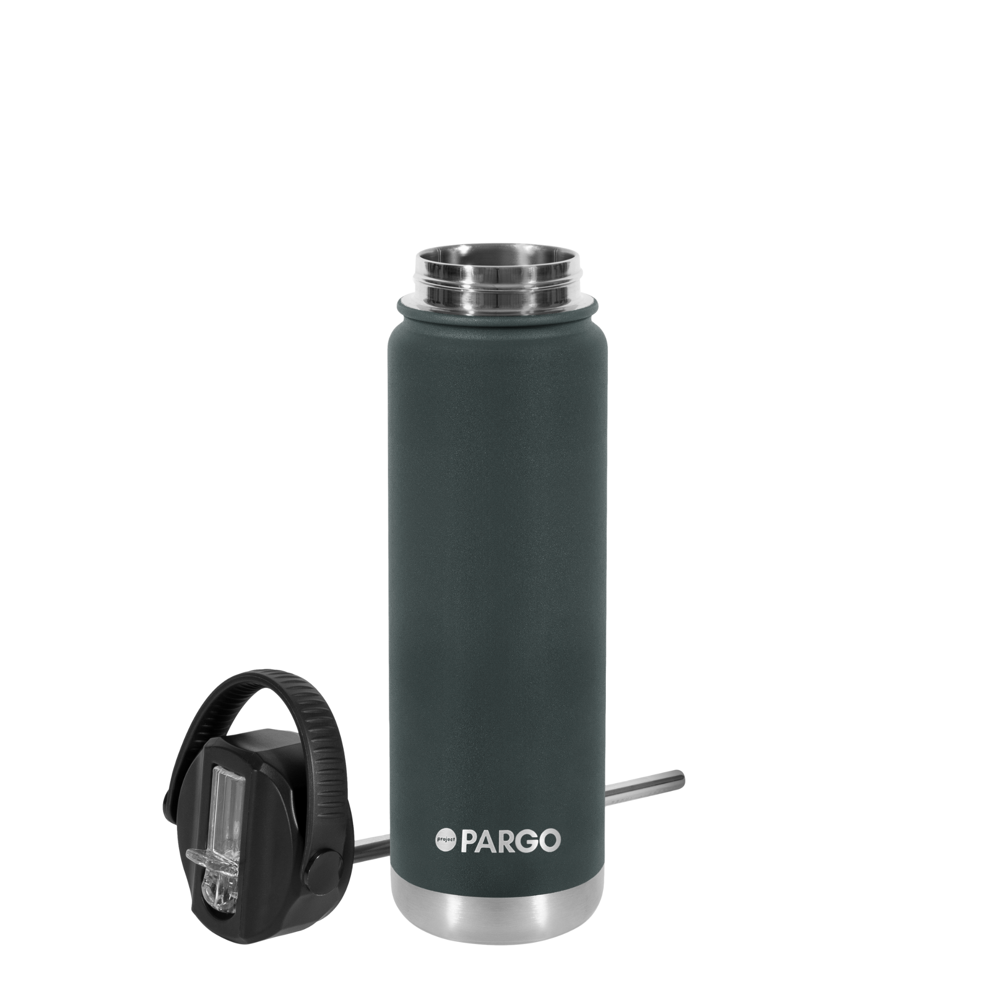 Tide & Co X Project Pargo Insulated Sports Bottle 750mL - BBQ Charcoal