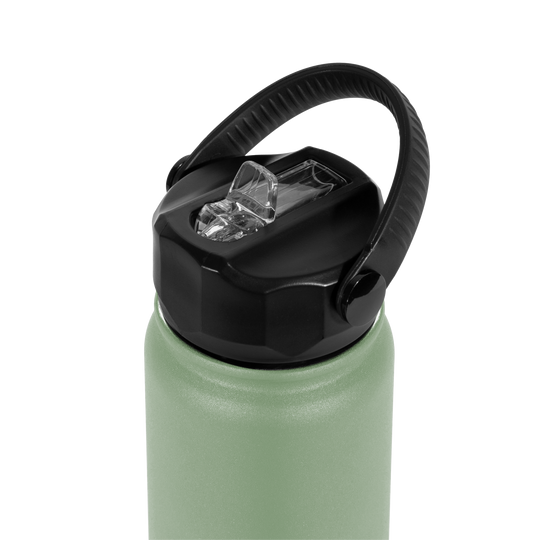 Tide & Co X Project Pargo Insulated Bottle w/ Straw Lid 750mL - Eucalypt Green