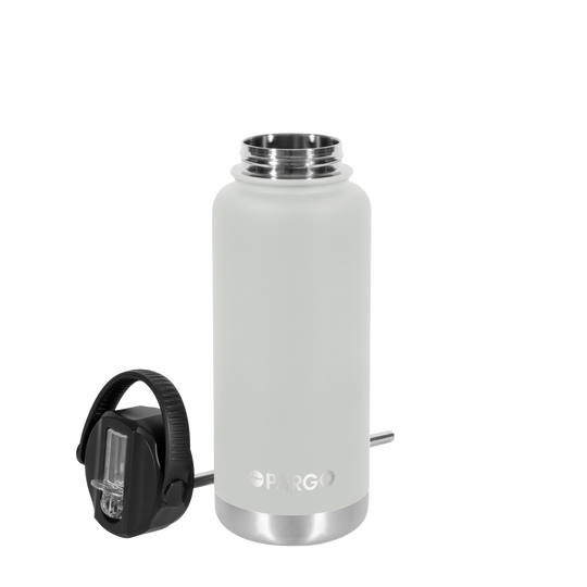 Tide & Co X Project Pargo Insulated Bottle w/ Straw Lid 950mL - Bone White